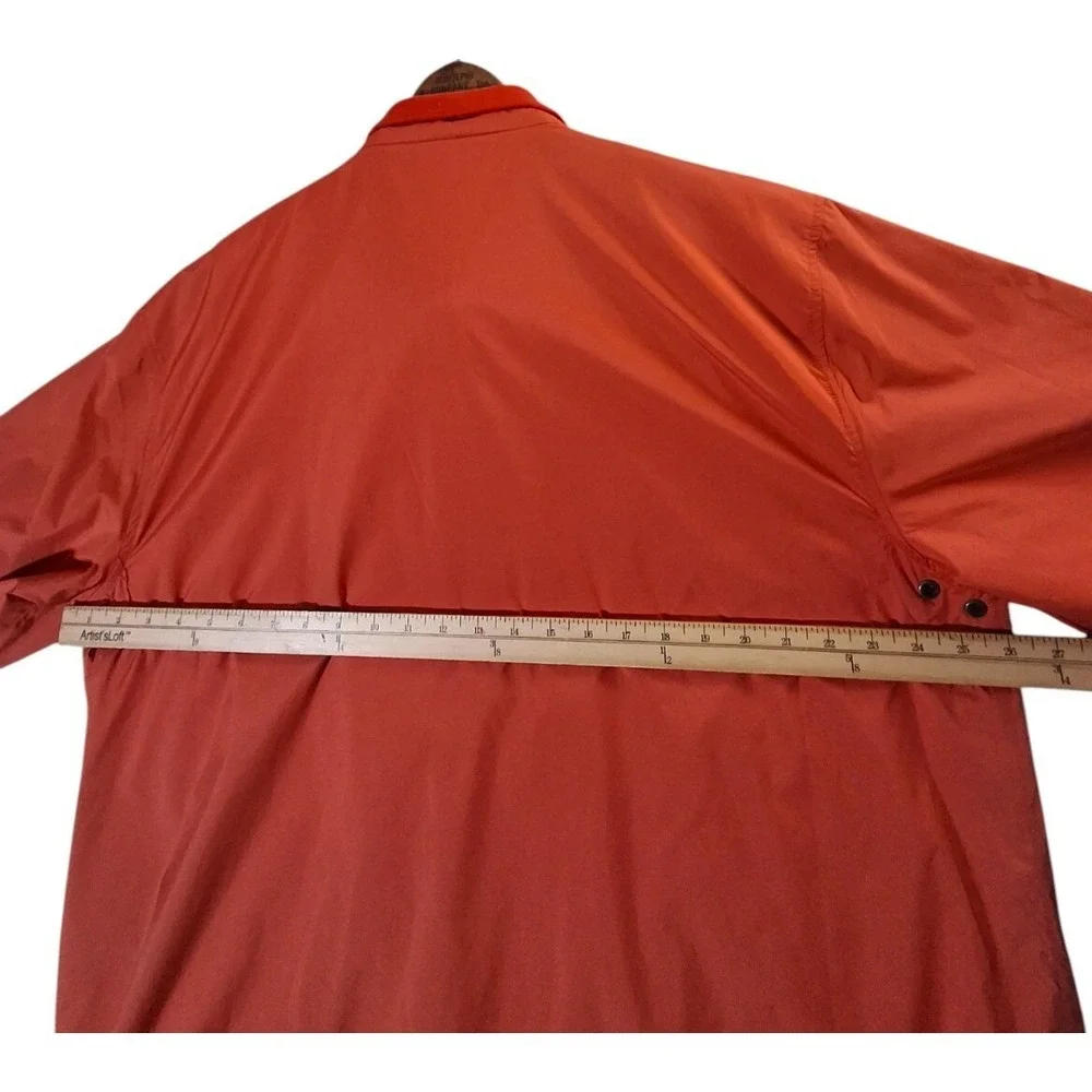 Peter Millar Hyperlight Gust Windbreaker Men's XL Orange Jacket Vented Golf
